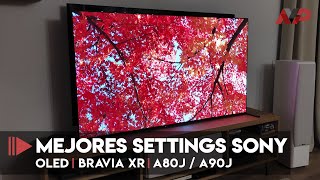 Guía para calibrar tu televisor Sony Bravia XR A80J y A90J los mejores settings y modos de imagen [upl. by Aelahc243]