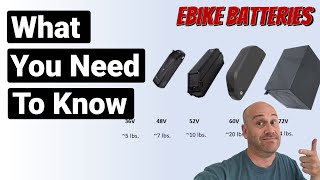 e bike BATTERIES EXPLAINED [upl. by Agnella]