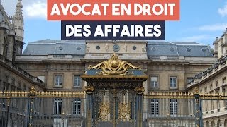 Avocats  la spécialité droit des affaires [upl. by Ahsenahs]