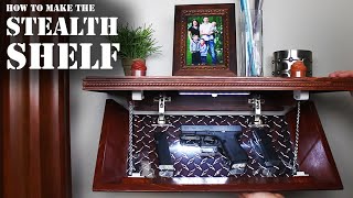 How To Make the Stealth Shelf Homemade Concealment Shelf [upl. by Garate539]