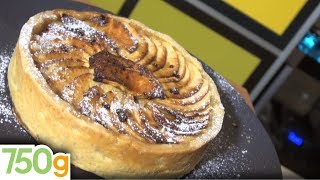 Recette de Tarte aux pommes façon GrandMère  750g [upl. by Haroppiz685]