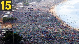 15 LARGEST CROWDS in Human History [upl. by Mast432]