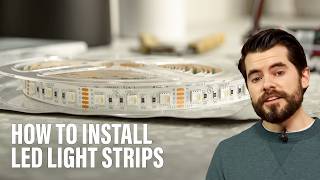 How to Install LED Light Strips [upl. by Morly]