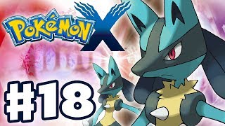 Pokemon X and Y  Gameplay Walkthrough Part 18  Two Lucarios Nintendo 3DS [upl. by Noteek]