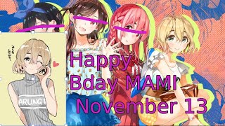 Happy Birthday to Mami Nanami Best girl  Rent a girlfriend anime [upl. by Barry]