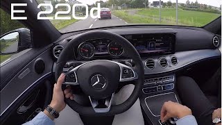 Mercedes Benz E220d 20162018 Start up sound acceleration and fuel consumption [upl. by Lizned]