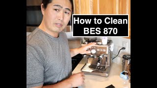 Step by Step quotClean Mequot  Breville Barista Express BES 870 [upl. by Ermengarde829]