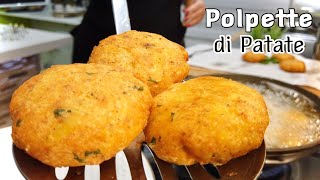 POLPETTE DI PATATE 🥔 veloci facili e sofficissime 🥔 Potatoes Meatballs [upl. by Enelyk]