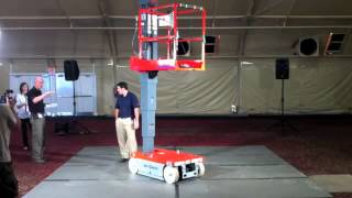 Product Review Skyjack SJ12 Elevated Work Platform [upl. by Anerahs]