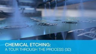 Chemical Etching A Tour Through The Process 3D Animation [upl. by Nnyllatsyrc]