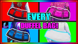 Easiest Method On How To Get All Colored Duffel Bags Glitch In GTA 5 Online 160 [upl. by Ainahs539]