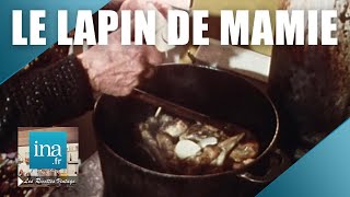 Recette  Le lapin au Père Douillet  Archive INA [upl. by Rahmann296]