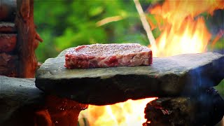 YOU WILL DROOL  Amazing Bushcraft Campfire Cooking ASMR STYLE [upl. by Iosep]