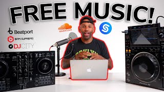 Where Do DJs Get Their Music In 2024   FREE MUSIC PACK [upl. by Saul304]