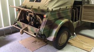 First start after 8 years “VW Kübelwagen Typ 82quot 1943 part 2 [upl. by Vevina]