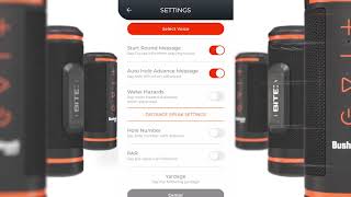 Bushnell Wingman  Settings with iPhone [upl. by Einot]