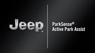 ParkSense® Active Park Assist  How To  2021 Jeep Grand Cherokee L [upl. by Arima]