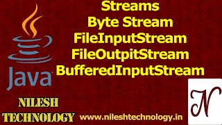 Java Byte Stream  FileInputStream  FileOutputStream  BufferedInputStream  BufferedOutputStream [upl. by Aerdnaed501]