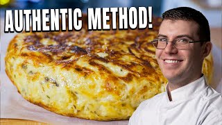 The ULTIMATE Spanish Omelette Recipe Like a Pro Chef [upl. by Rimidalb404]