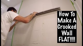 MUD FRAMING How to FIX CROOKED WALLS [upl. by Jolenta894]