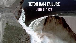 Teton Dam Failure Teton River Idaho June 5 1976 [upl. by Tracay323]