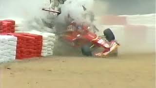 Jacques Villeneuves Crash At The 1998 Belgium Grand Prix Qualifying [upl. by Rehpatsirhc549]