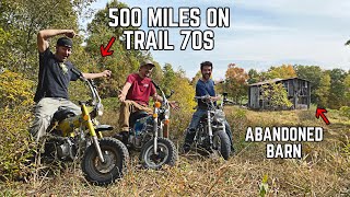 Riding 500 miles on 70’s Honda MINI BIKES to Find Ike’s ABANDONED Mountain Cabin 2020 Fall Special [upl. by Felisha268]