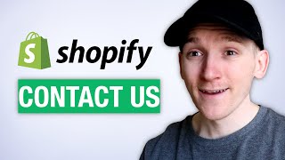 How to Add a Contact Us Page to Shopify Store [upl. by Aligna233]