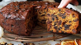 Christmas Cake Recipe  Easy Fruit Cake thats beautifully moist [upl. by Htez]