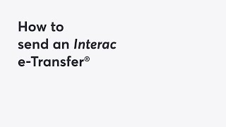 How to Send an Interac eTransfer with your PC Money Account with Audio Description  PC Financial [upl. by Lledualc]