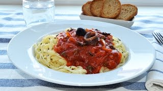 SicilianStyle Pasta with Anchovies  Easy Pasta alla Siciliana Recipe [upl. by Gibbs]