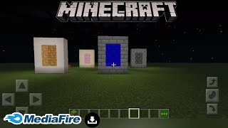 More Portal mod for Minecraft Pocket Edition Mediafire Download [upl. by Hairem]