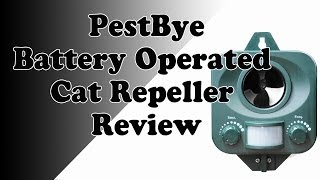 Cat Scarer  Honest review of the PestBye Ultrasonic repeller [upl. by Nekcarb309]