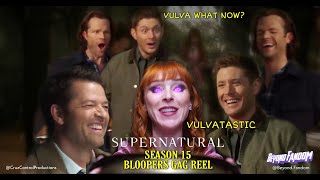 Supernatural Season 15 Gag Reel Bloopers [upl. by Atekal857]