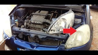 Toyota Yaris Headlights change [upl. by Capriola742]