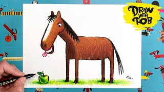 DrawWithRob 88 Horse [upl. by Jamel]