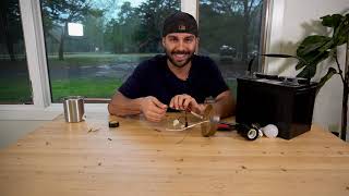 DIY CONVERTING 120V FIXTURE TO 12V  RV LIGHT FIXTURE  CAMPERVAN [upl. by Vinnie565]