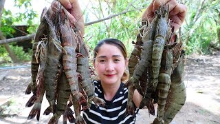 Yummy Shrimp Crispy Stir Fry Cooking Garlic  Shrimp Crispy Recipe  Cooking With Sros [upl. by Thayne]