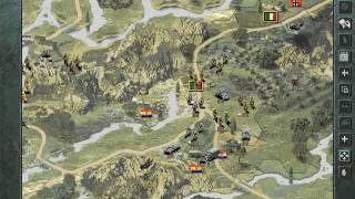 Panzer General II  First Campaign Scenario [upl. by Nauaj]