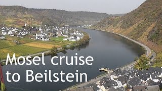 GERMANY Mosel river cruise to Beilstein village from Cochem [upl. by Hannaj]