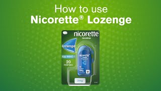 NICORETTE® How To Use Nicorette® Lozenges [upl. by Haig254]