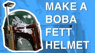 Star Wars Boba Fett Helmet  DIY HowTo [upl. by Allerim505]