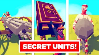 How To Unlock SECRET UNITS in Totally Accurate Battle Simulator Bank Robbers Ball N Chain Gatling [upl. by Amargo]