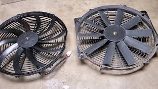 Electric Fan Comparison  SPAL vs FexALite [upl. by Euqenimod]