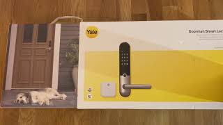 Yale doorman L3 unboxing  2021 version [upl. by Airod666]