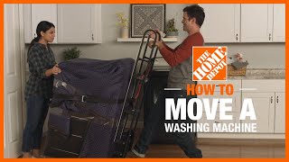 How to Move A Washing Machine  Washers amp Dryers  The Home Depot [upl. by Annis]