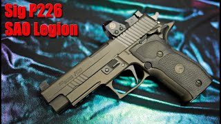 Sig Sauer P226 SAO Legion 1000 Round Review Worth The Money [upl. by Aluin]