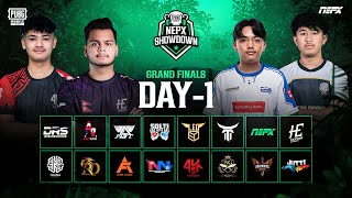 PUBG Mobile NEPX Showdown  Grand Finals Day 1 [upl. by Marijo225]