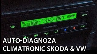 Kalibracja i autodiagnoza Climatronic Škoda Octavia Superb Volkswagen Golf Passat B5 [upl. by Rebliw]