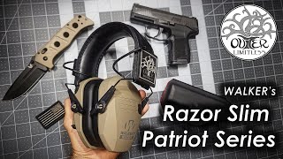 Walkers Patriot Series Razer Slim Electronic Earmuffs  Glad I Got Them [upl. by Amora150]